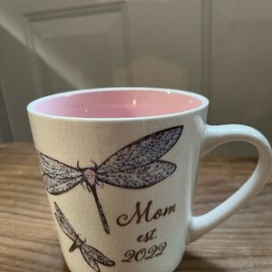Pink Dragonfly Mom Est. 2022 Mug